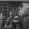 Ruby Dee, Claudia McNeil, Glynn Turman, Ossie Davis and John Fiedler in the stage production A Raisin in the Sun