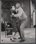 Ruby Dee and Sidney Poitier in the stage production A Raisin in the Sun