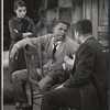 Ruby Dee, Sidney Poitier and unidentified in the stage production A Raisin in the Sun