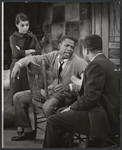 Ruby Dee, Sidney Poitier and unidentified in the stage production A Raisin in the Sun