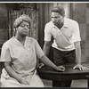 Claudia McNeil and Ossie Davis in the stage production A Raisin in the Sun