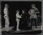 Douglass Watson, Patrick Hines [right] and unidentified in the 1964 American Shakespeare production of Richard III