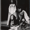 Margaret Phillips [center] and unidentified others in the 1964 American Shakespeare production of Richard III