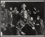 Paul Winfield [far left] Michael Moriarty [center foreground] and ensemble in the 1974 Lincoln Center production of Richard III