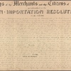 Fac-simile of the 'Autographs of the Merchants and other Citizens of Philadelphia as subscribed to the Non-Importation Resolutions, October 25th, 1765'
