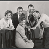 Joyce Redman, Joseph Bova, Constance Cummings, Philip Bosco and Albert Marre in rehearsal for the stage production Rape of the Belt