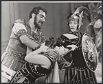 Philip Bosco, Joyce Redman and Constance Cummings in the stage production Rape of the Belt