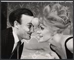 Edward Woodward and Tammy Grimes in the stage production Rattle of a Simple Man