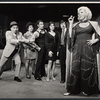 Bernard Sauer, Gene Barrett, David Carey, Lillian Lux and unidentified others in the stage production The Rebbetzin from Israel