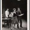 Mike Kellin, Michael Strong, Anne Jackson and Eli Wallach in the stage production Rhinoceros