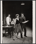 Mike Kellin, Michael Strong, Anne Jackson and Eli Wallach in the stage production of Rhinoceros
