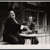 Zero Mostel and Eli Wallach in the stage production Rhinoceros