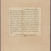 Annapolis, June 1, 1785. The subscriber, having been duly appointed to succeed the late Mr. Nourse as commissioner to settle the accounts between the United States and the state of Maryland gives notice that all claimants must present their demands at hi