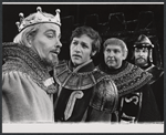 Donald Madden, unidentified, Thomas Ruisinger, and unidentified in the American Shakespeare Festival production of Richard II