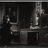 Eve Collyer and Charles Gray in the stage production The Right Honorable Gentleman