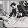 Betsy Palmer and Derek Godfrey in the stage production Roar Like a Dove