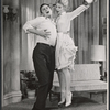 Robert Sterling and Inger Stevens in the stage production Roman Candle