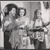 Jack Gilford, Elizabeth Allen and George Tyne in the stage production Romanoff and Juliet