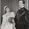 Inga Swenson and Fritz Weaver in the stage production Hamlet, Stratford, CT