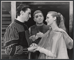Richard Easton, Hiram Sherman and Inga Swenson in the 1959 American Shakespeare production of Romeo and Juliet