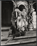 Terence Scammel [right] and unidentified others in the American Shakespeare production of Romeo and Juliet