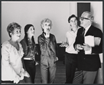 Shawn Elliott, Carole Demas, Barbara Lang, Terence Monk and Cyril Ritchard in the stage production Rondelay