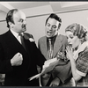 Jerome Dempsey, Ron Leibman and Lucy Saroyan in the 1970 stage production of Room Service