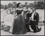 Helen Wood, Mimi Benzell, Felix Brentano and David Brooks in the 1957 production of Rosalie