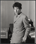 Playwright Tom Stoppard in publicity photograph for the 1967 Broadway premiere of Rosencrantz and Guildenstern Are Dead