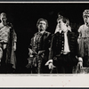 Roger Kemp [center] John Wood [second from right] and unidentified others in the stage production Rosencrantz and Guildenstern Are Dead