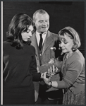 Jill O'Hara, Louis Edmonds and Jane Connell in the stage production Royal Flush
