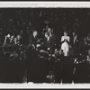 Lyndon Johnson and John F. Kennedy [center] in the 1962 stage event Salute to the President