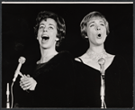 Carol Burnett and Julie Andrews in the 1965 stage event Salute to the President