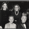 Dorothy Rodgers (seated), Mary Rodgers, Richard Rodgers and unidentified at A Celebration of Richard Rodgers, March 26, 1972