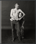 C. C. Courtney and Bette Midler in the 1969 Off-Broadway production Salvation