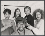 Ron Steward [center] and unidentified in the production Sambo