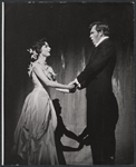 Carol Lawrence and Howard Keel in the stage production Saratoga