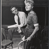 Joseph Wiseman and Shelley Winters in the stage production The Saturday Night Kid