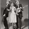 Alan Alda [at right] and unidentified others of the comedy troupe Second City, Chicago, 1950s