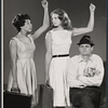 Alan Alda [at right] and unidentified others of the comedy troupe Second City, Chicago, 1950s