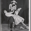 Alan Arkin [seated] and unidentified others of the comedy troupe Second City, Chicago, 1950s