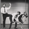 Severn Darden, Alan Arkin and unidentified of the comedy troupe Second City, Chicago, 1950s