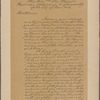 Letter to the Honble the Mayor, Recorder, Aldermen and Commonalty of the City of New York