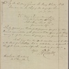 Letter to Sir Henry Clinton