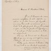 Correspondence between François Manigat & Theophile Delcassé
