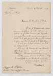 Correspondence between François Manigat & Theophile Delcassé