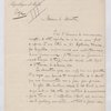 Correspondence between François Manigat & Theophile Delcassé