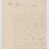 Correspondence between François Manigat & Theophile Delcassé