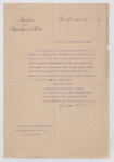 George Sylvain, Chargé d'Affaires to the Secretary of State (unidentified)