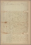 Letter to Benjamin Fletcher, Governor, New York